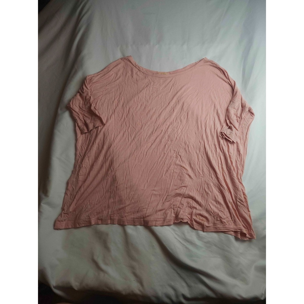 Piko 1988 Top Womens S Pink Oversized Indie Sleaze Soft Girl Minimalist Lounge